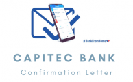 Capitec Bank Confirmation Letter