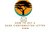 How to get a bank confirmation letter FNB