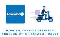 How to change delivery address of Takealot order