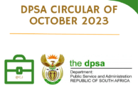 DPSA Vacancies Circular 36 of Friday 6 October 2023